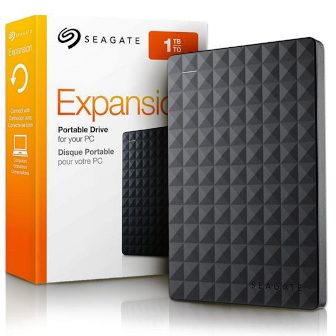 SEAGATE 1TB EXTERNAL HARD DRIVE USB 3.0