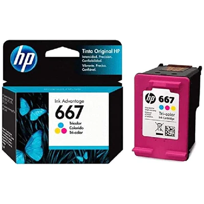 HP 667 COLOUR INK CARTRIDGE