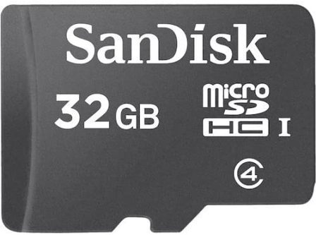 SANDISK 32GB MICRO SD CARD CALSS 10