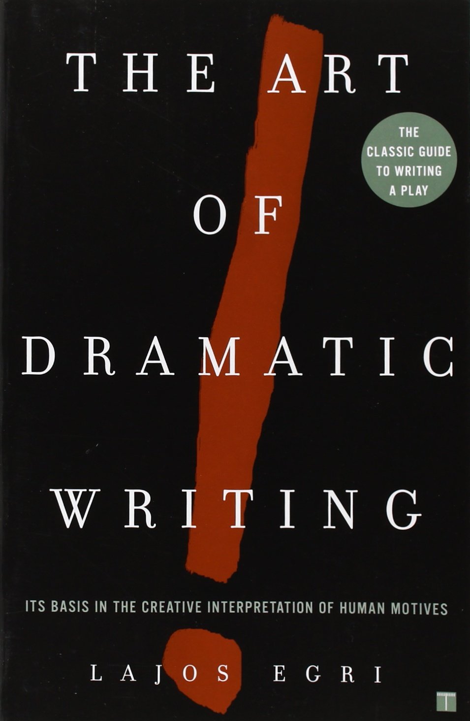THE ART OF DRAMATIC WRITING: IT'S BASIS IN THE CREATIVE