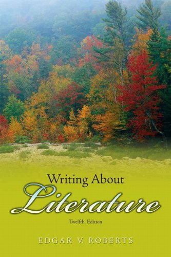 WRITING ABOUT LITERATURE
