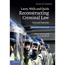 RECONSTRUCTING CRIMINAL LAW: TEXT & MATERIALS