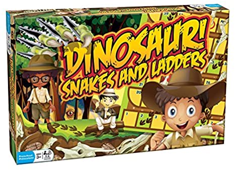 DINOSAURS SNAKES AND LADDERS