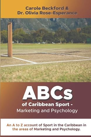 ABCs OF CARIBBEAN SPORT: MARKETING AND PSYCHOLOGY