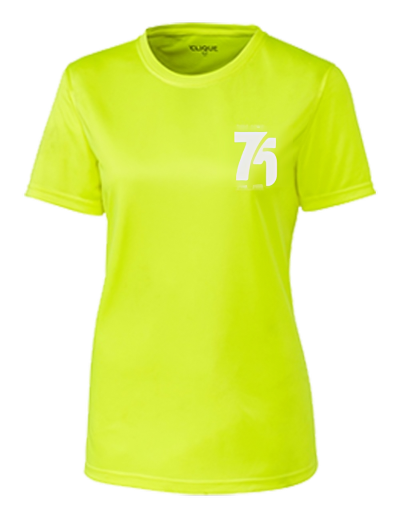 75TH ANNIVERSARY LADIES SPIN PIQUE JERSEY TEE