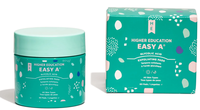 HIGHER EDUCATION EASY A GLYCOLIC ACID EXFOLIATING PADS