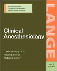 CLINICAL ANESTHESIOLOGY