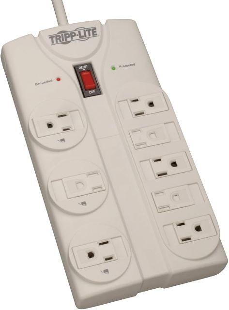 EATON TRIPP LITE SURGE PROTECTOR 120V 8 OUTLET EATON TRIPP LITE SURGE PROTECTOR 120V 8 OUTLET