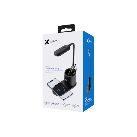 XTECH DESK LAMP WITH CHARGING PAD & PEN HOLDER XTECH DESK LAMP WITH CHARGING PAD & PEN HOLDER