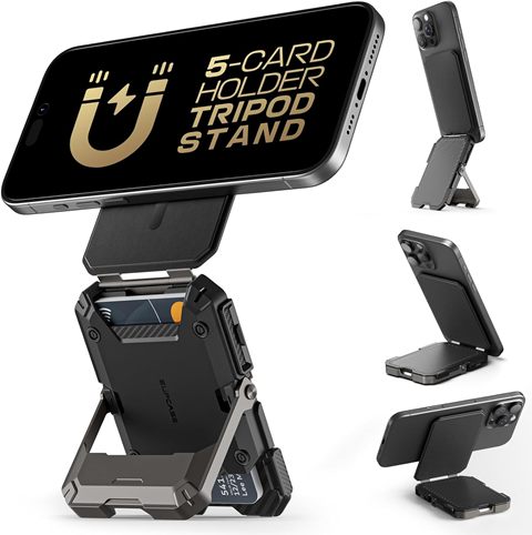 SUPCASE FOR MAGSAFE WALLET WITH STAND, MAGNETIC WALLET SUPCASE FOR MAGSAFE WALLET WITH STAND, MAGNETIC WALLET