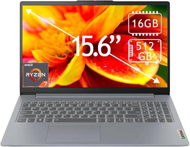 LENOVO IDEAPAD SLIM RYZEN 7 16GB RAM 512 SSD 15.6 TOUCH