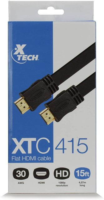 XTECH 15" HDMI VIDEO / AUDIO CABLE