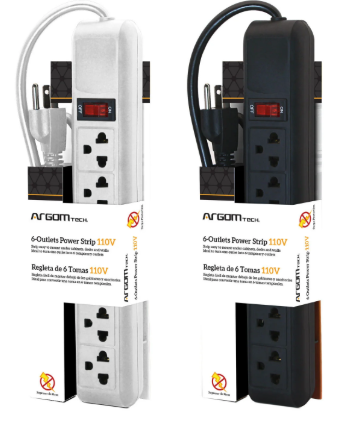 ARGOM 6 OUTLET POWER STRIP