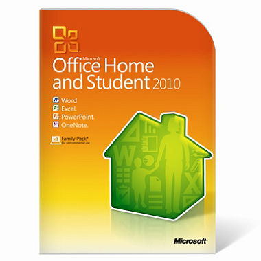 MICROSOFT OFFICE HOME AND STUDENT 2010 - COMPLETE PKG- 3 PCS