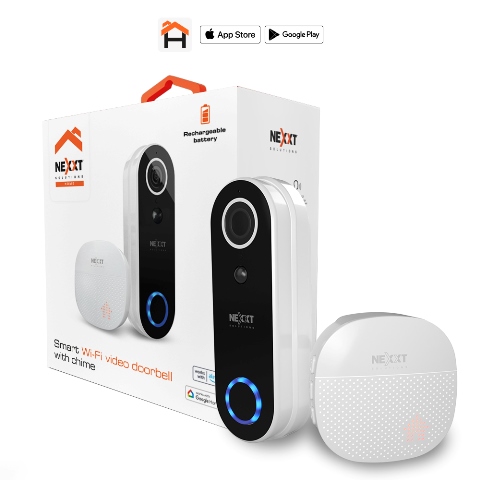 NEXXT SMART WIFI DOORBELL WITH CHIME