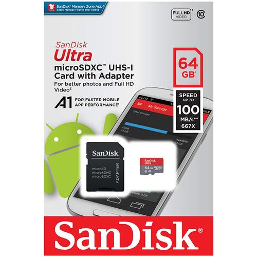 SANDISK 64GB MICRO SD CARD