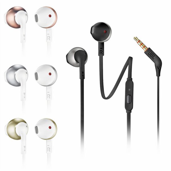 JBL TUNE 205 EARBUDS WITH MIC ( WIRED )