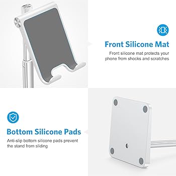 CELL PHONE STAND, OMOTON ANGLE HEIGHT ADJUSTABLE
