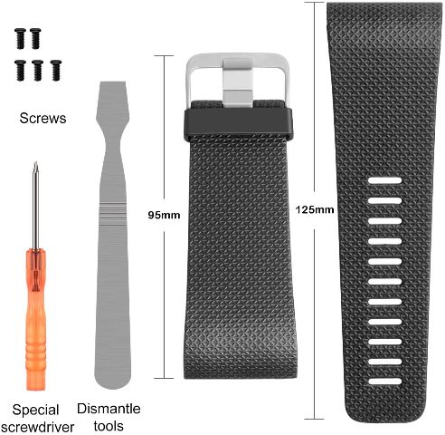 CREATEGREAT COMPATIBLE FITBIT SURGE REPLACEMENT BAND STRAP