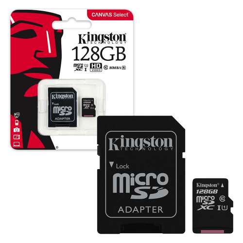KINGSTON 128GB MICRO SD CARD