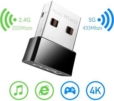 CUDY USB WIFI ADPATER 2.4GHZ