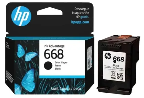 HP 668 BLACK INK CARTRIDGE