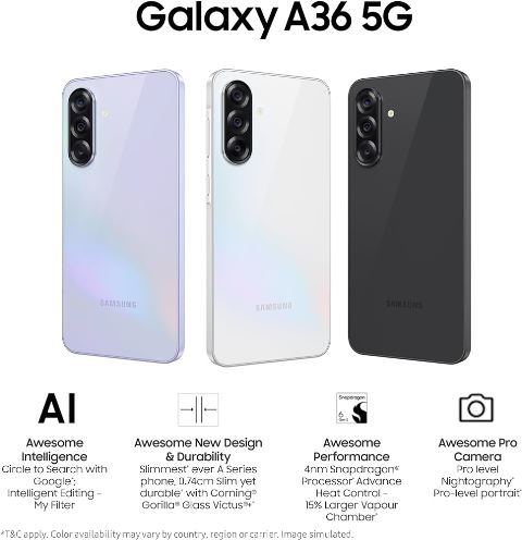 Samsung A36 5G, 8GB 256GB PHONE
