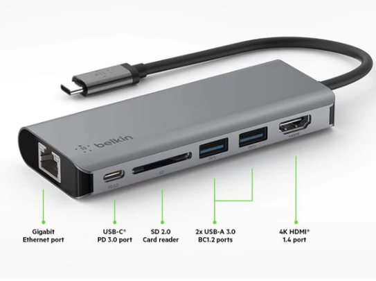 BELKIN CONNECT USB TYPE-C MULTIPORT ADAPTER
