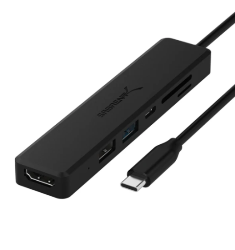SABRENT MULTI-PORT USB TYPE-C HUB WITH 4K HDMI
