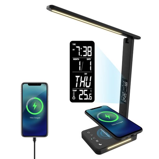 BANRTERD DESK LAMP WITH WIRELESS CHARGER