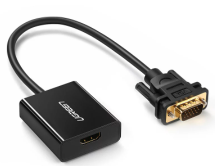 UGREEN ACTIVE HDMI TO VGA ADAPTER WITH 3.5MM AUDIO JACK