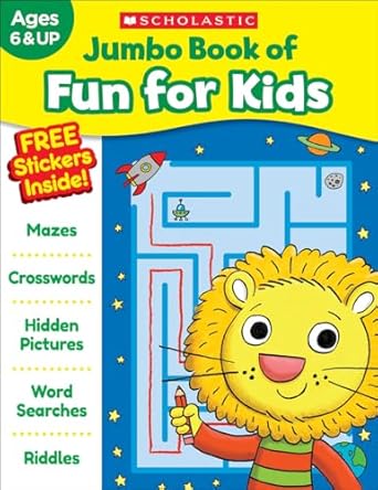 JUMBO BOOK OF FUN FOR KIDS WORKBOOK