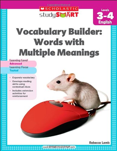 STUDY SMART VOCAB BUILDER:WORDS W/ MULTIPLE MEANINGS L3-4