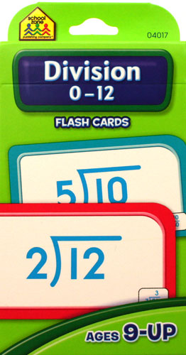 FLASH CARDS: DIVISION 0-12