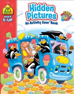 ACTIVITY BOOK - HIDDEN PICTURES : AGES 5 AND UP