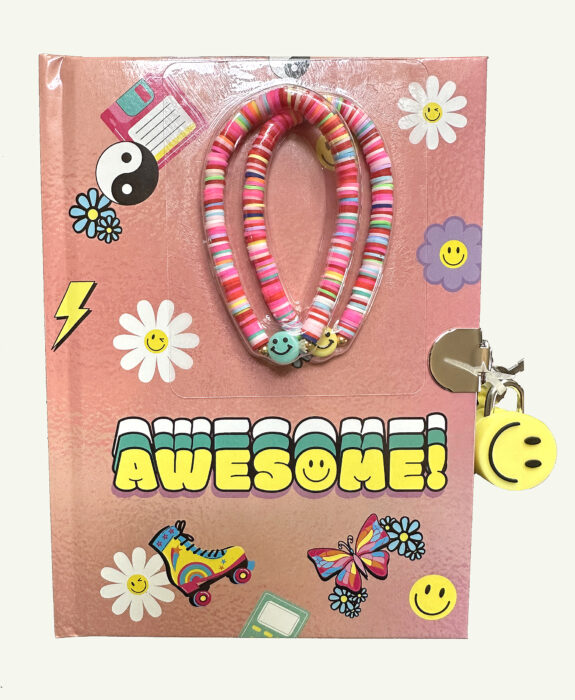 DIARY RETRO BFF WITH BRACELETS