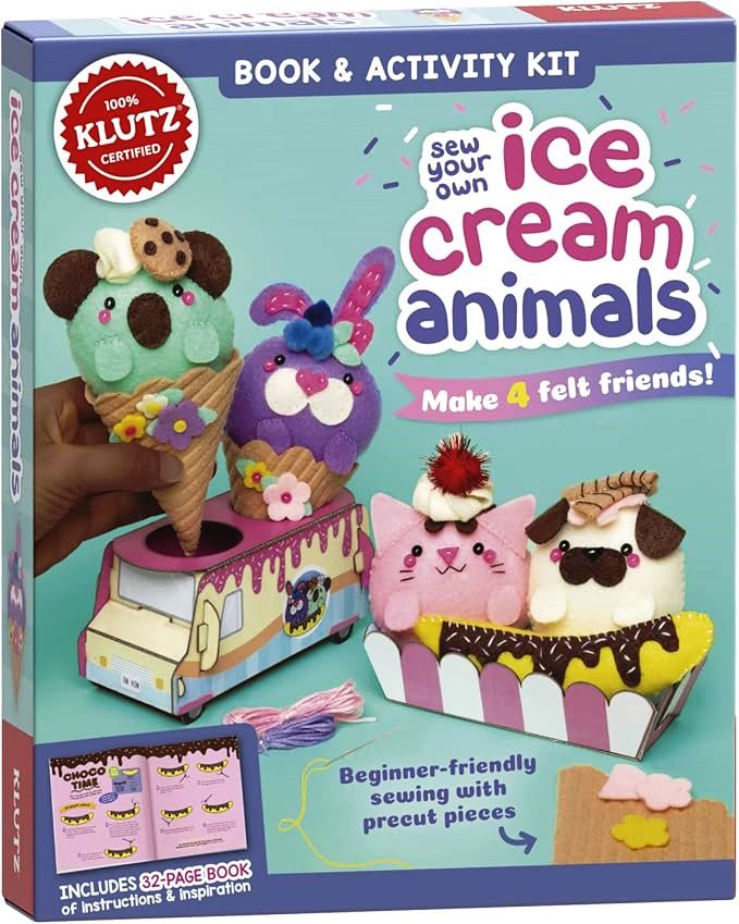 SEW YOUR OWN ICE CREAM ANIMAL