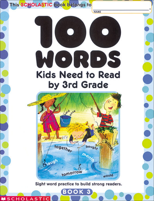 100 WORDS KIDS NEED TO READ BY THIRD GRADE