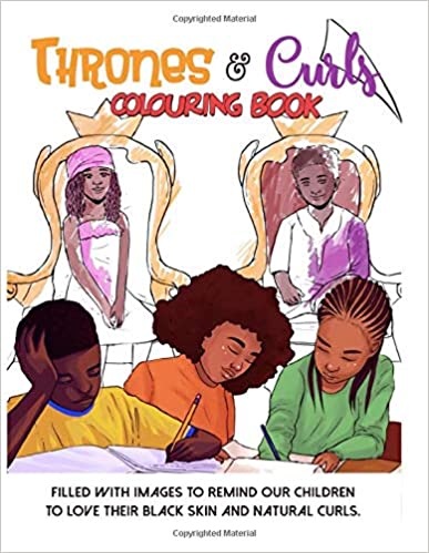 THRONES AND CURLS COLOURING BOOK
