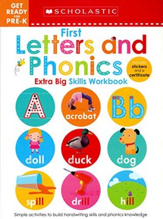 GET READY FOR PRE-K EXTRA BIG SKILLS WRKBK: LETTERS & PHONI