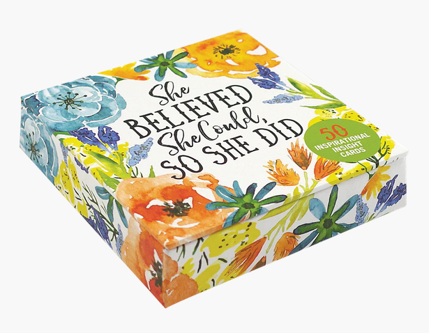 SHE BELIEVED SHE COULD, SO SHE DID INSIGHT CARDS