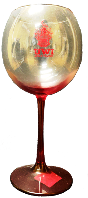 UWI 18OZ BALLOON WINE GLASS WITH MATTE STEM