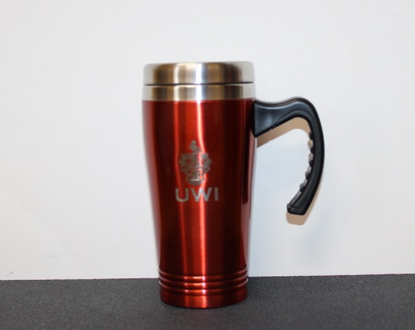 UWI 16ozs S/S TRAVEL MUG WITH HANDLE