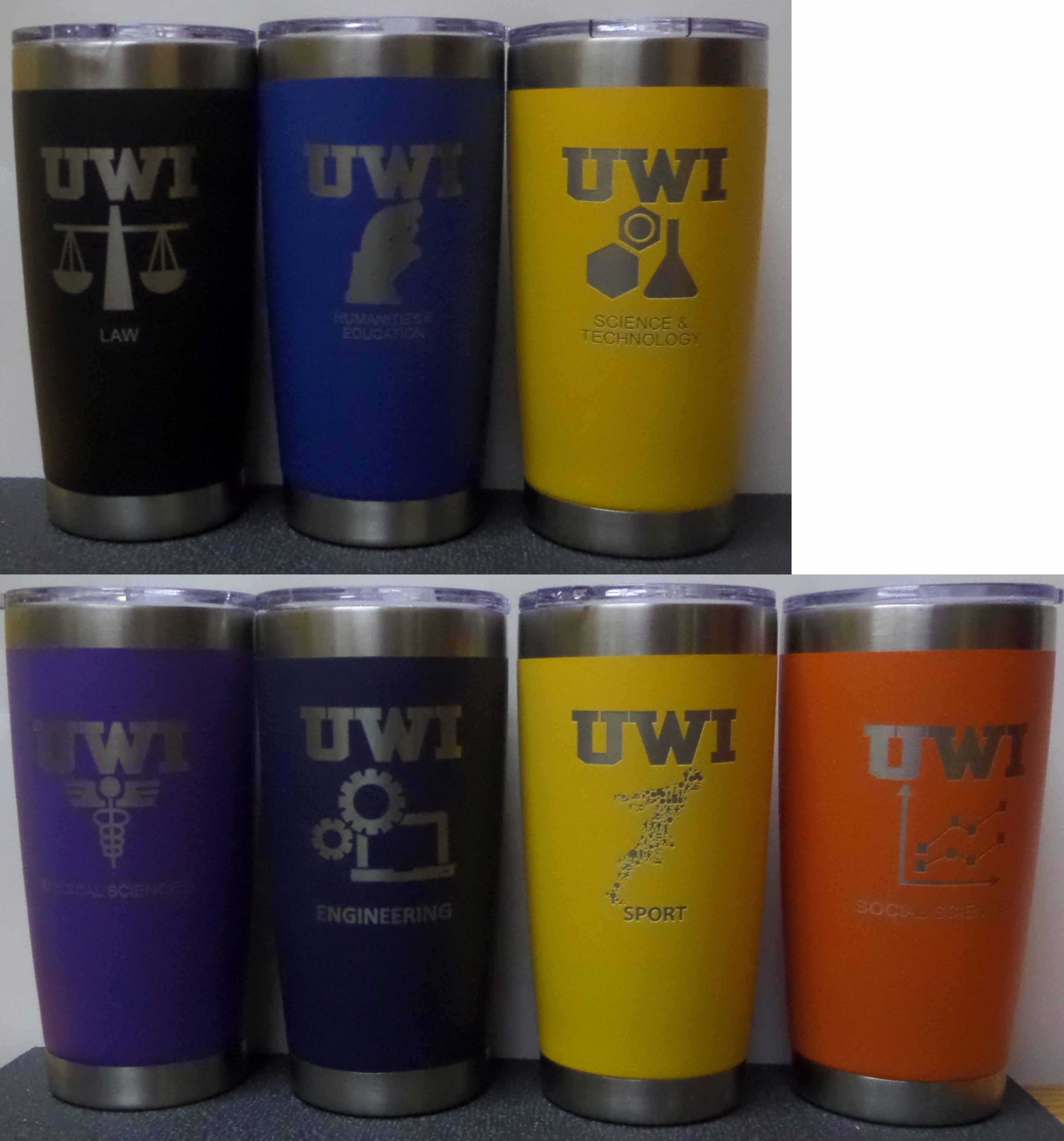 UWI LASER ETCHED FACULTY TUMBLER