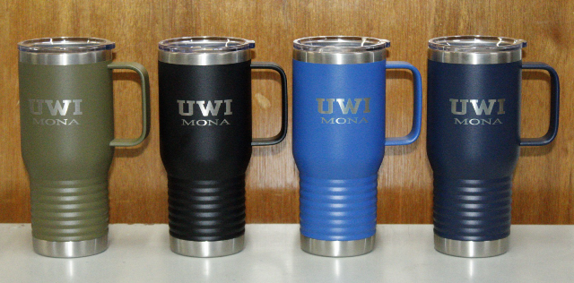 UWI 20ozs STAINLESS STEEL TUMBLER WITH HANDLE