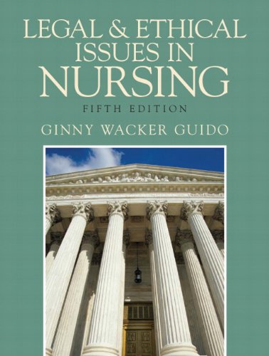 LEGAL AND ETHICAL ISSUES IN NURSING