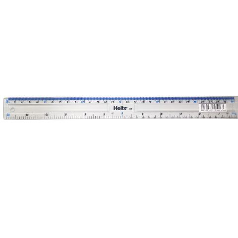 HELIX 12" PLASTIC RULER