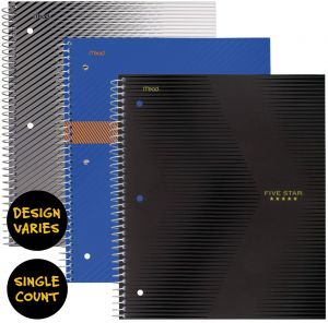 FIVE STAR STYLE / SPORT / GRAPHICS ONE SUBJECT NOTEBOOK
