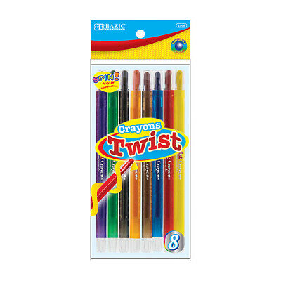 BAZIC 12 COLOUR PROPELLING CRAYONS