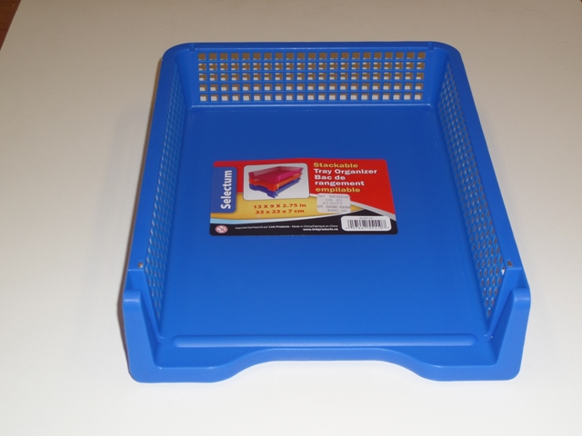ASST. COLOURS STACKABLE TRAY